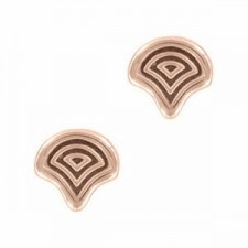 Cymbal ™ DQ metal bead substitute Vlasios for Ginko beads - Rose gold